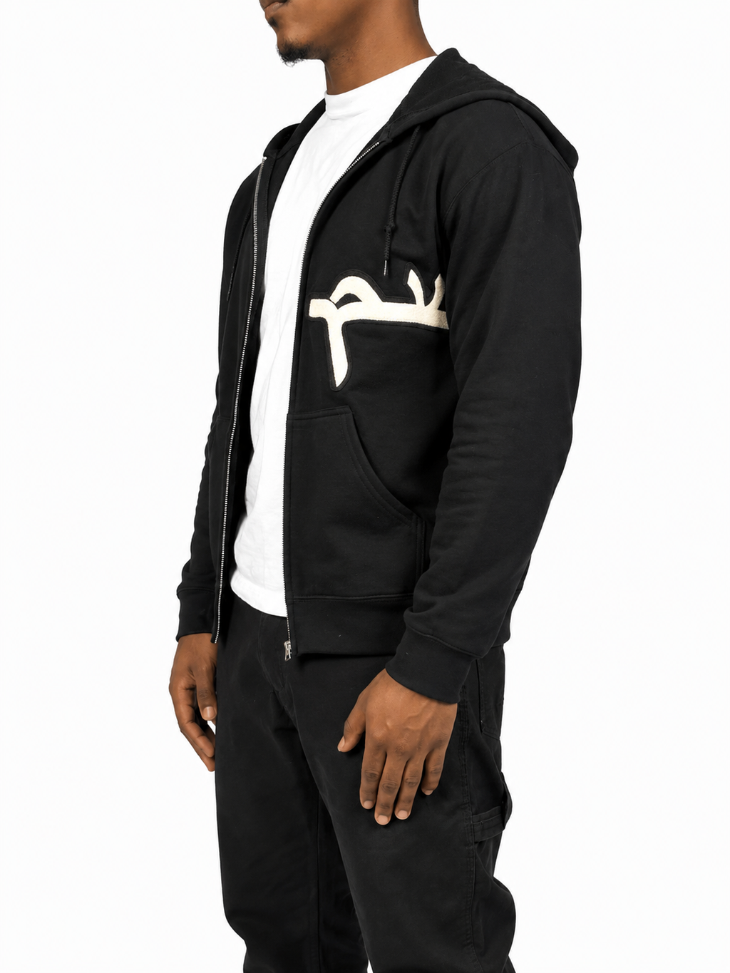 PROGRESSION 4 ALL™ FULL ZIP HOODIE-BLACK