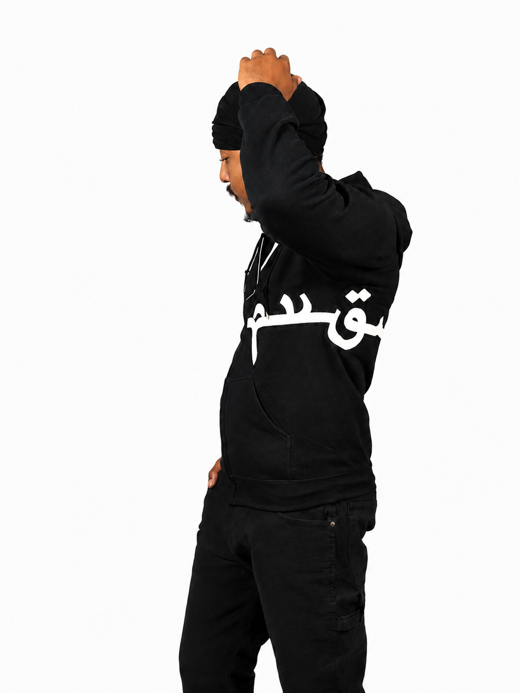 PROGRESSION 4 ALL™ FULL ZIP HOODIE-BLACK